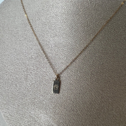 ABLE Mini Dog Tag Necklace