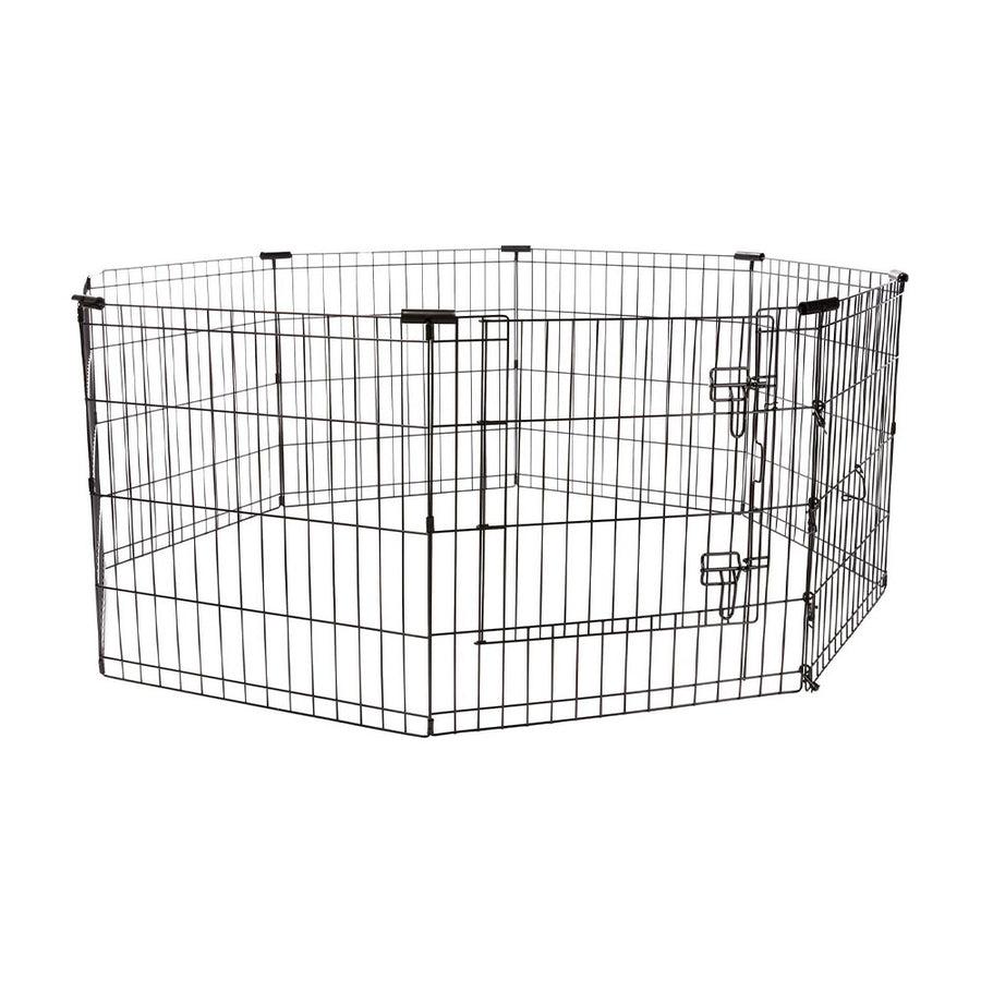 Petcrest Exercise Ex-Pen with Door for Pets, 24-in