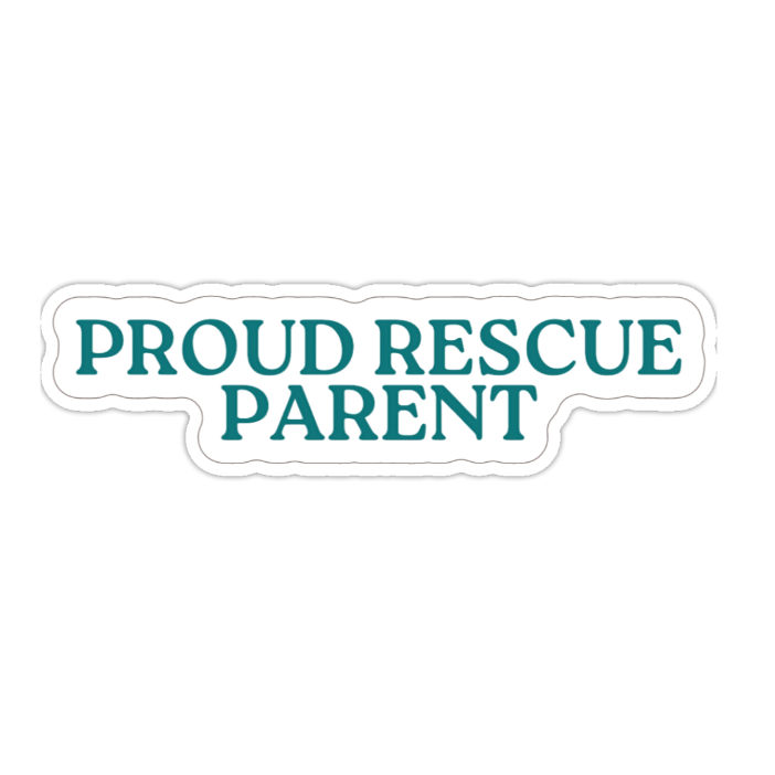 Proud Rescue Parent Sticker