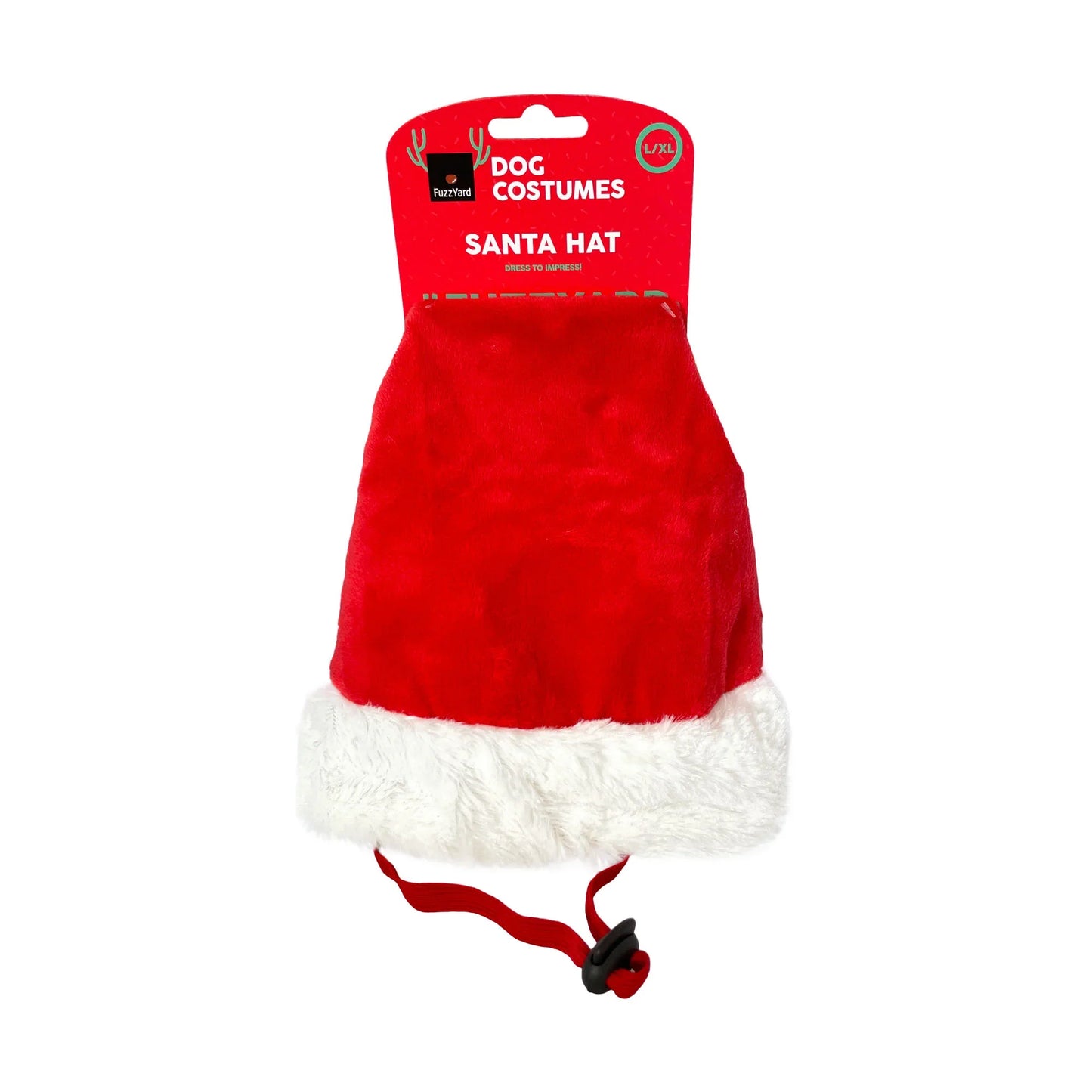 Holiday Fuzzyard Santa Hat L/XL
