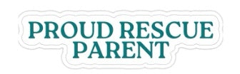 Proud Rescue Parent Sticker