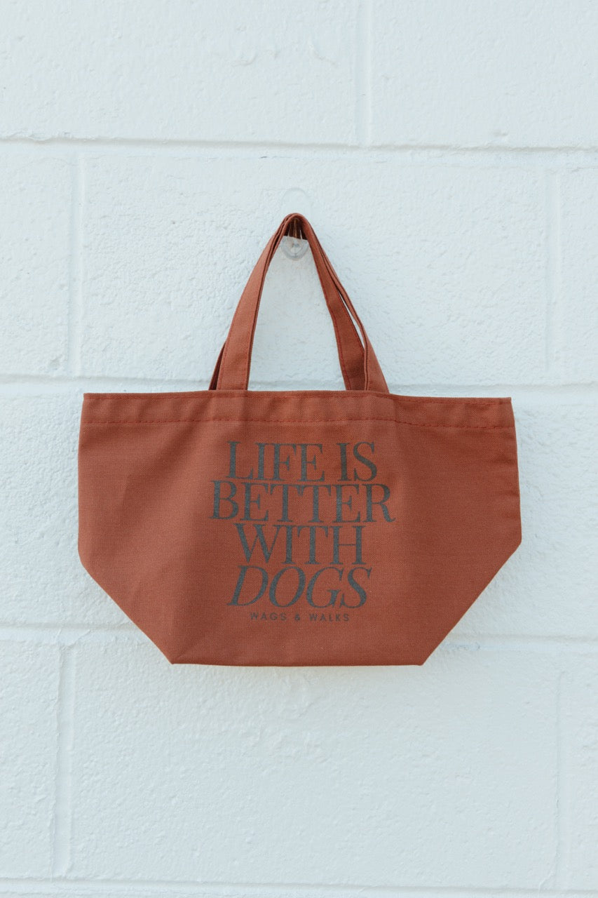 Life is Better with Dogs Small Dumpling Tote