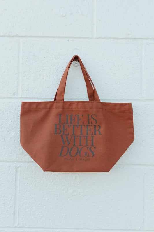 Life is Better with Dogs Small Dumpling Tote