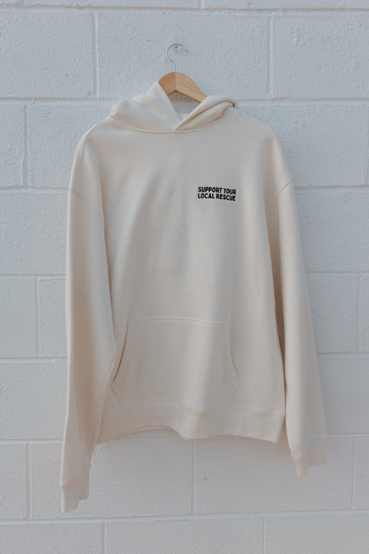Support Your Local Rescue Embroidered Hoodie