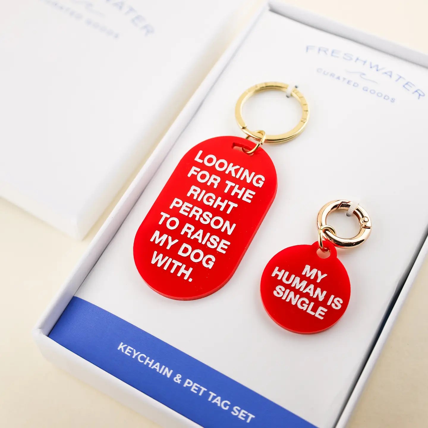 Freshwater Duo Keychain - Single Human