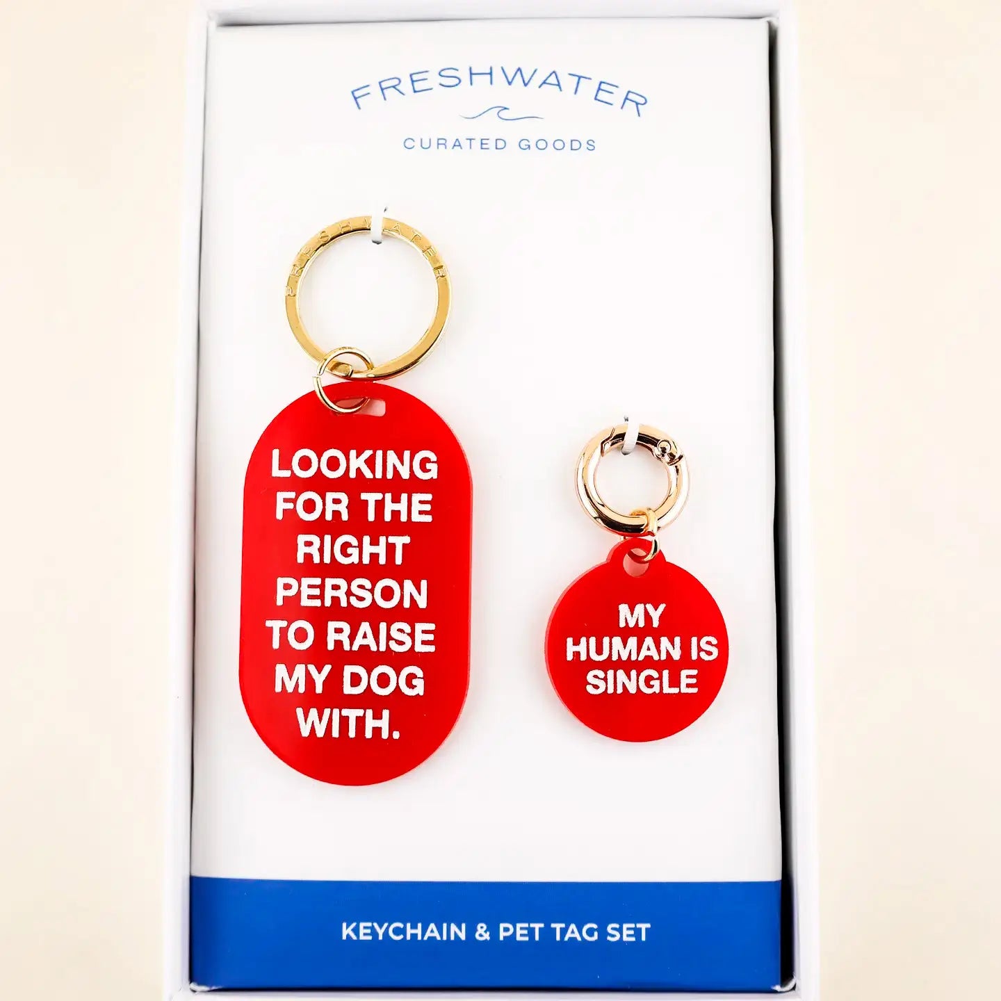 Freshwater Duo Keychain - Single Human