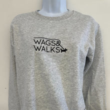 Load image into Gallery viewer, Wags Light Grey Embroidered Logo Sweatshirt
