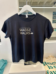 Wags & Walks Logo Baby Tee