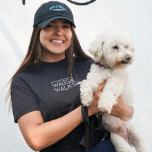 Load image into Gallery viewer, Wags Black Crop Logo T-shirt
