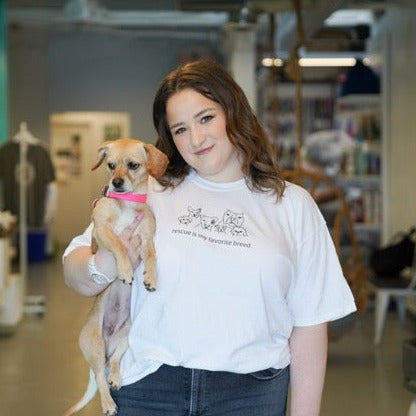 White Rescue Breed T-shirt