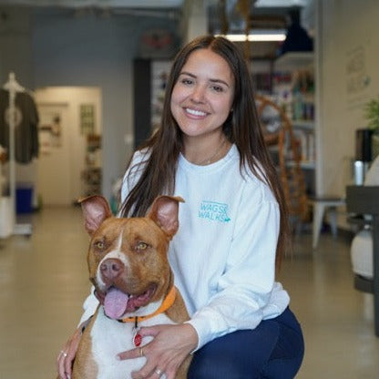 Wags White Logo Sweatshirt