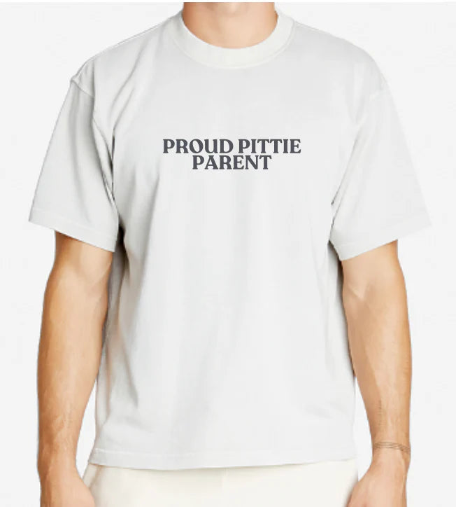 Proud Pittie Parent Heavyweight Tee