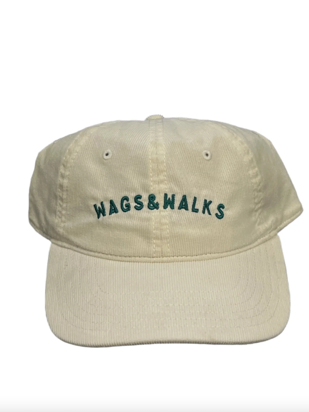 Wags & Walks Corduroy Dad Hat in Cream