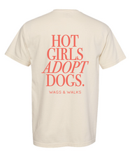 Load image into Gallery viewer, Hot Girls Adopt Dogs Tee in Ivory
