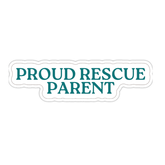 Proud Rescue Parent Sticker