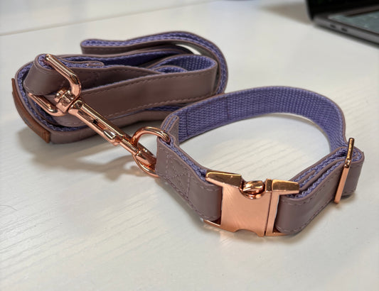 The Modern Dog Company Lilac Faux Leather Leash