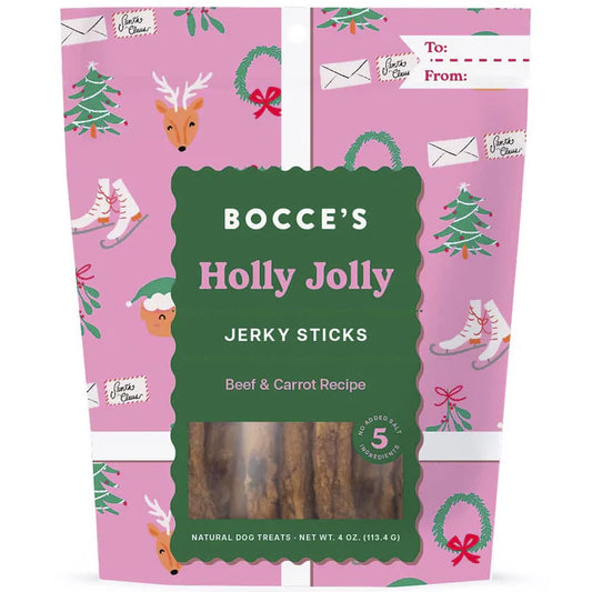 Holiday Bocce's Holly Jolly Jerky Sticks 4oz