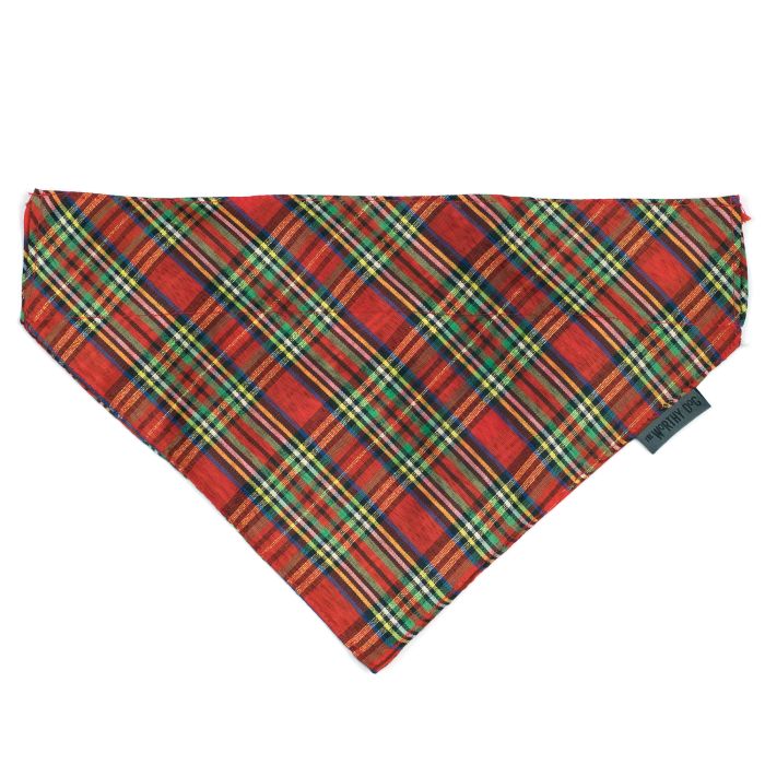 Holiday The Worthy Dog Red Lurex Plaid Sm