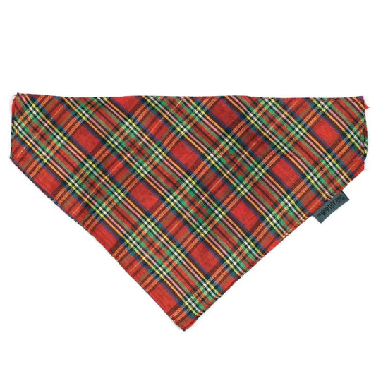 Holiday The Worthy Dog Red Lurex Plaid Sm